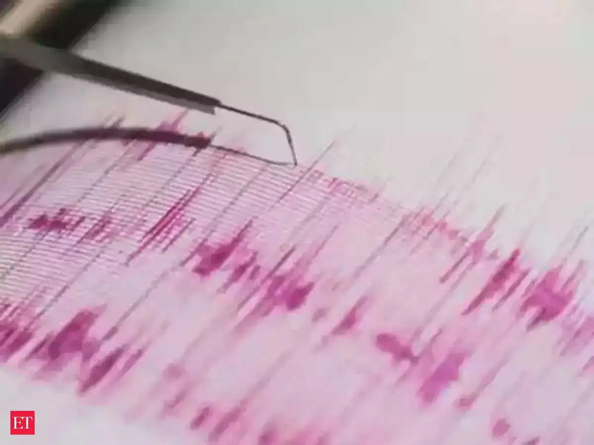 Medium intensity earthquake magnitude hits