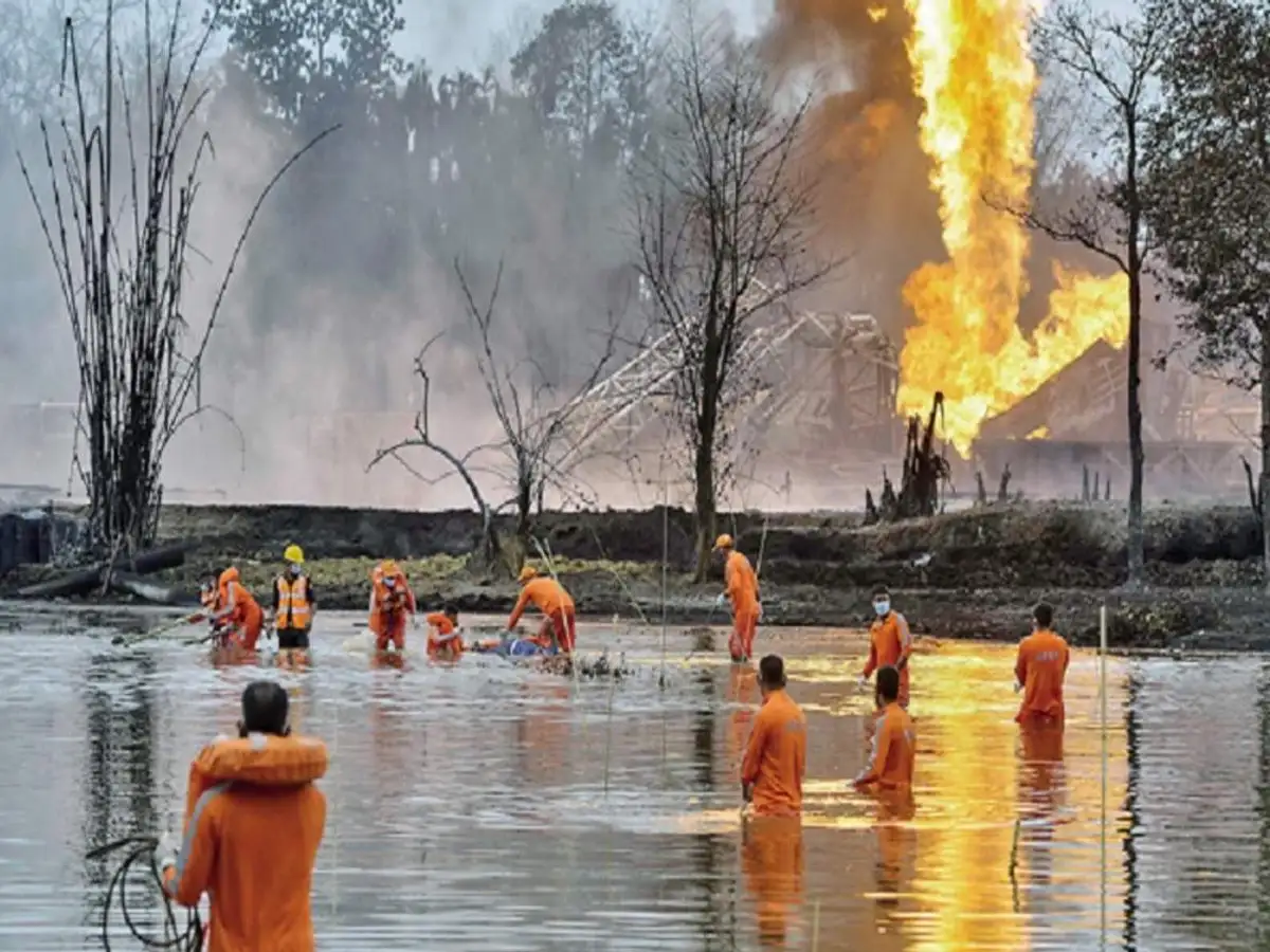 Baghjan well inferno: Flood continues