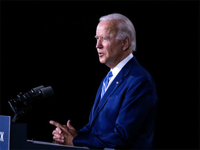 Joe Biden, aiming at Donald Trump, says he won't use military as 'prop'