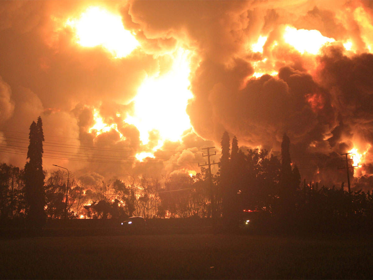 Massive fire engulfs Indonesian oil refinery, company says incident won't disrupt supply