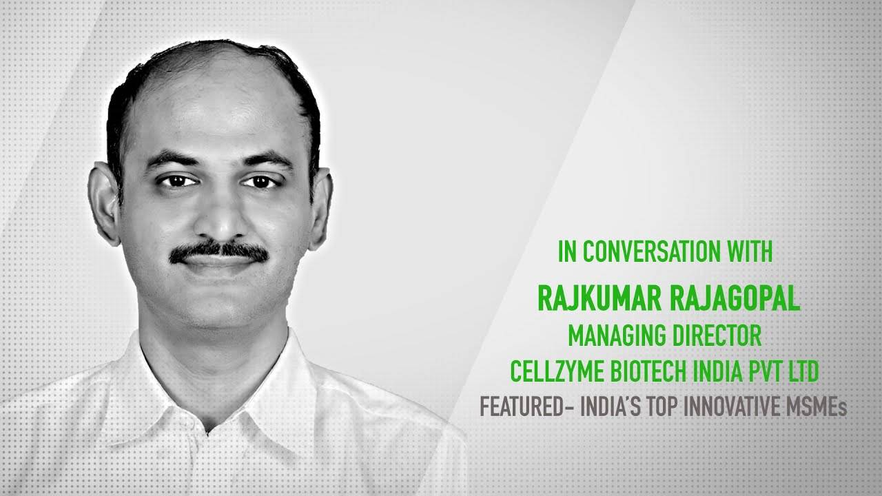 ETRise Top MSMEs Ranking 2020 | In Conversation with Rajkumar Rajagopal, MD, Cellzyme Biotech