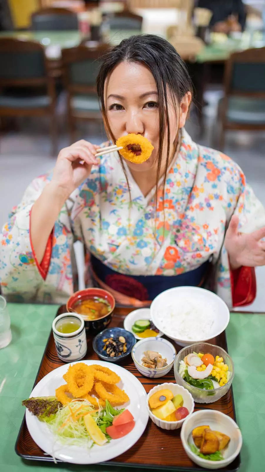 What do japanese woman eat
