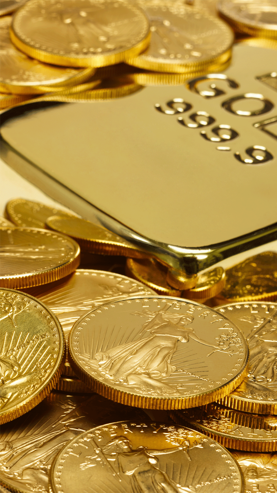 Golden money from all over the world  HD wallpaper