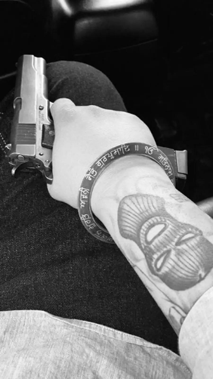 ORDERSHOCK Sidhu Moose Wala Punjabi Singer Tattoo Temporary Tattoo Stickers  For Male And Female Fake Tattoo Sticker Tattoo body Art : Amazon.in: Beauty