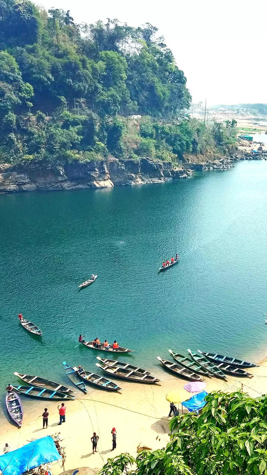 The cleanest river in Asia with its crystal clear water