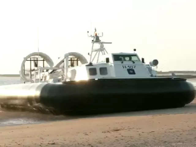 Gujarat: Indian Coast Guard carried out Op 'Island Watch' along Dwarka coast with hovercrafts