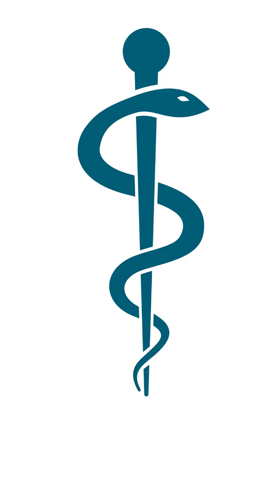 Caduceus Medical Symbol With Two Snakes Staff Vector Image 49 OFF
