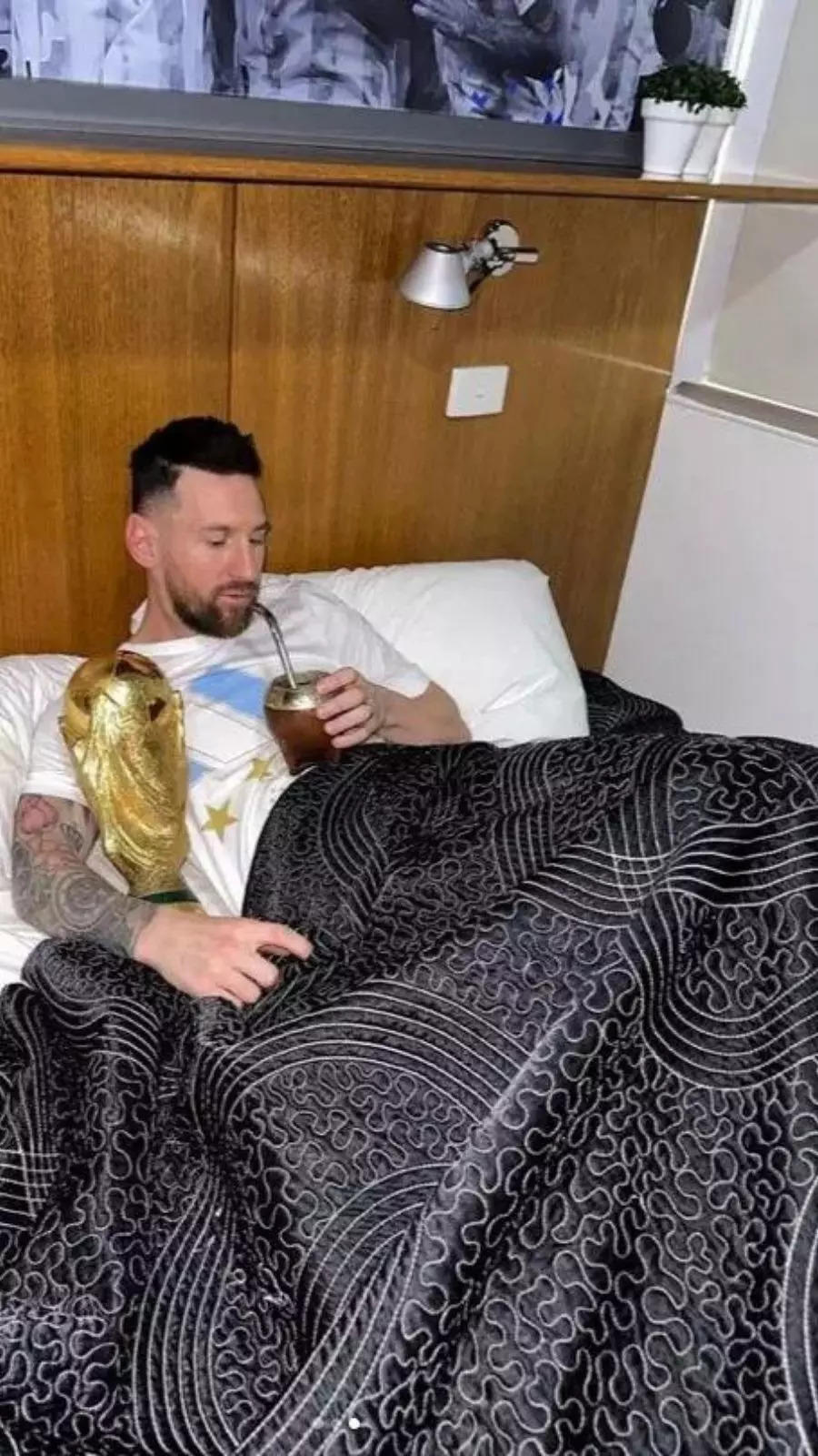 Lionel Messi Fifa: Messi wakes up with World Cup trophy in hand; but  there's a catch