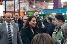 Princess of Wales Kate Middleton meets vendors in Leeds' Kirkgate market