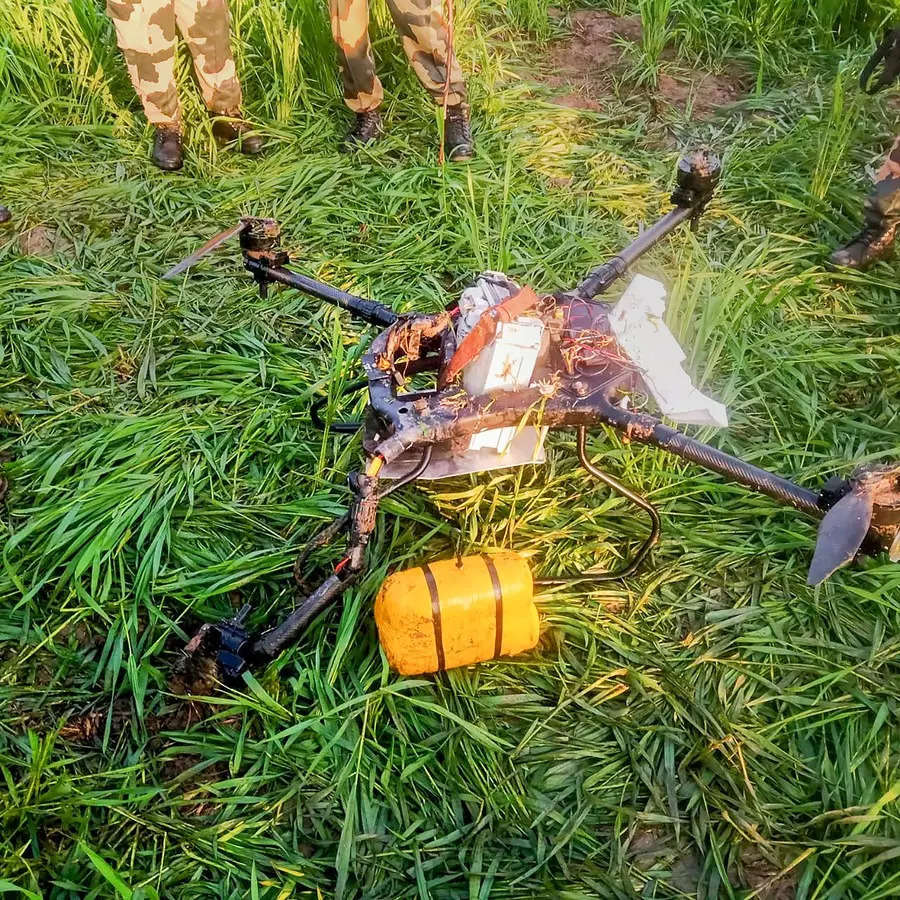 Punjab: BSF troops shoot down Pak drone in Amritsar sector, recover contraband