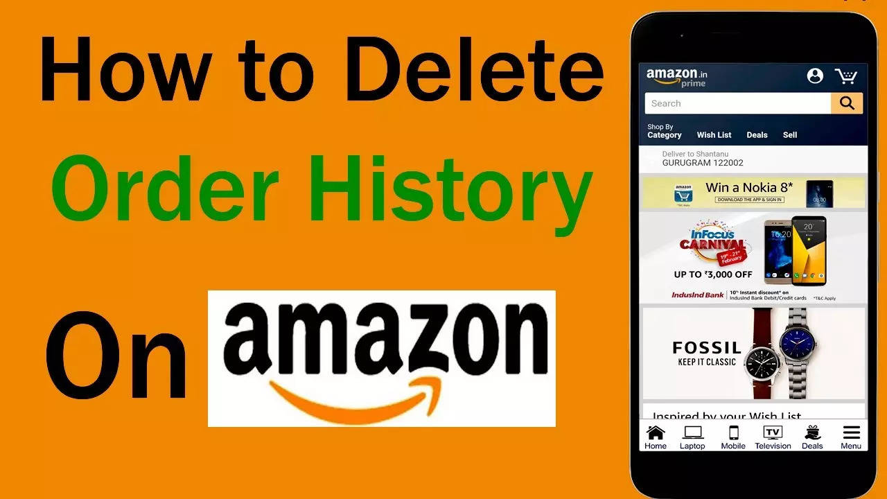 Learn how to delete Amazon order from your history
