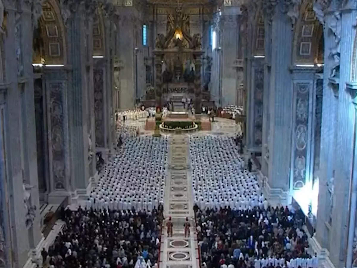Watch: Pope Francis leads holy mass at Vatican