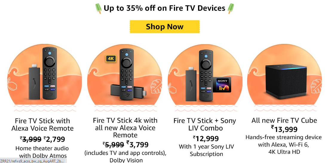 Buy  Fire TV Stick 4K Ultra HD with Alexa Voice Remote (2021)