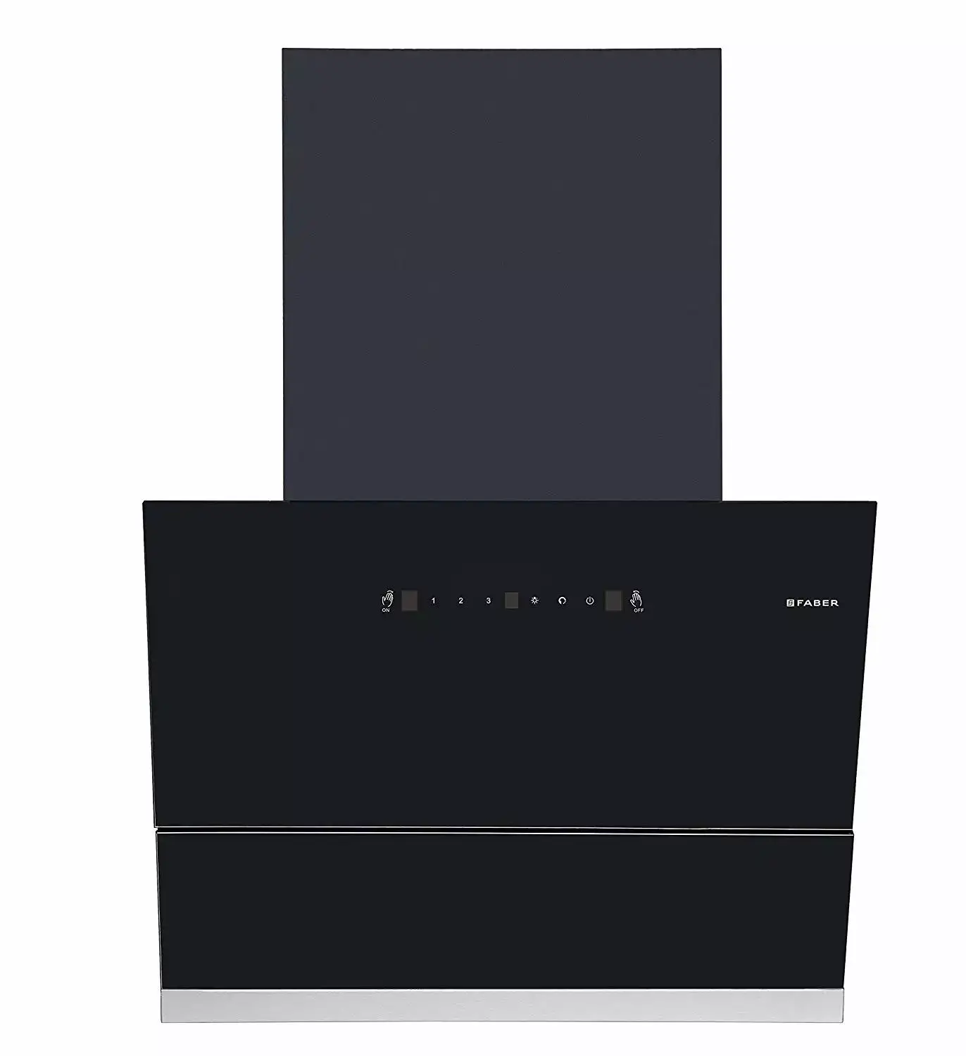 Image for Faber60cm1500m3%2FhrAngularKitchenChimney