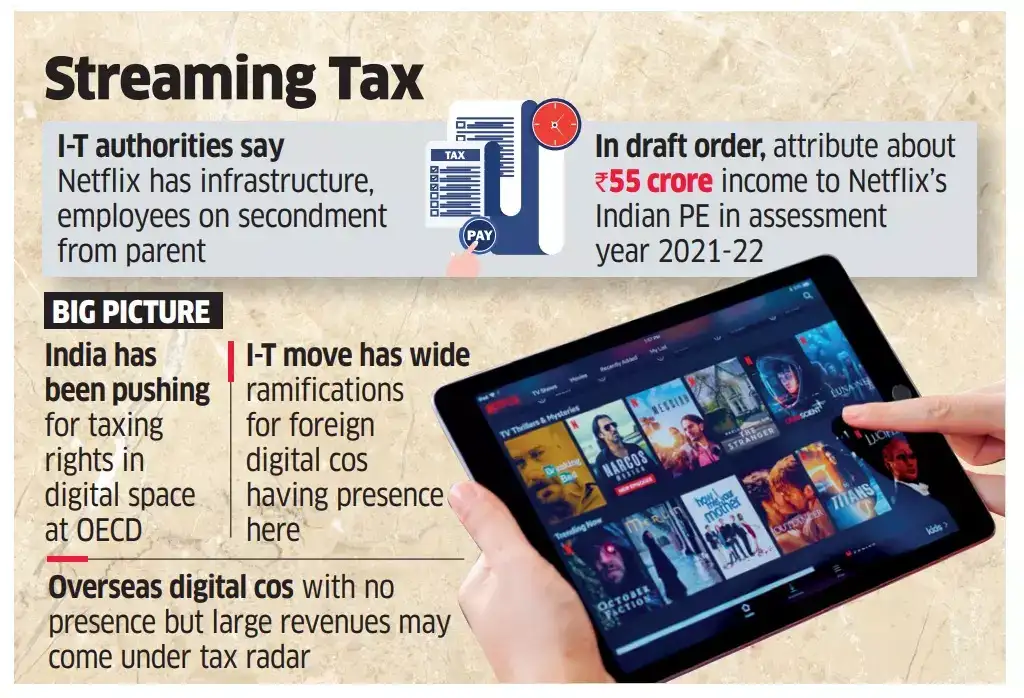 Netflix On watchlist Government seeks to tax Netflix in India