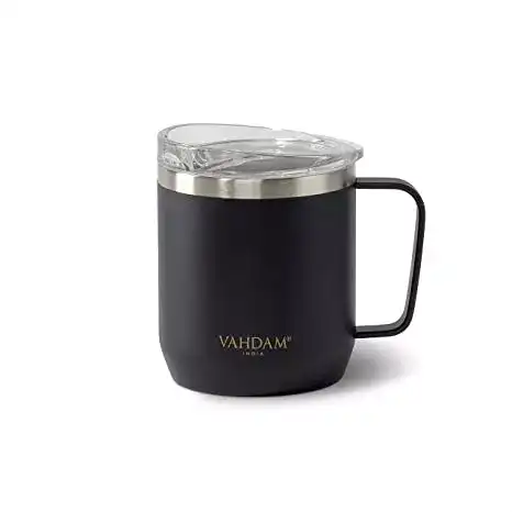 Image for VAHDAMDriftBlackHotCoffeeMugwithLid300ml