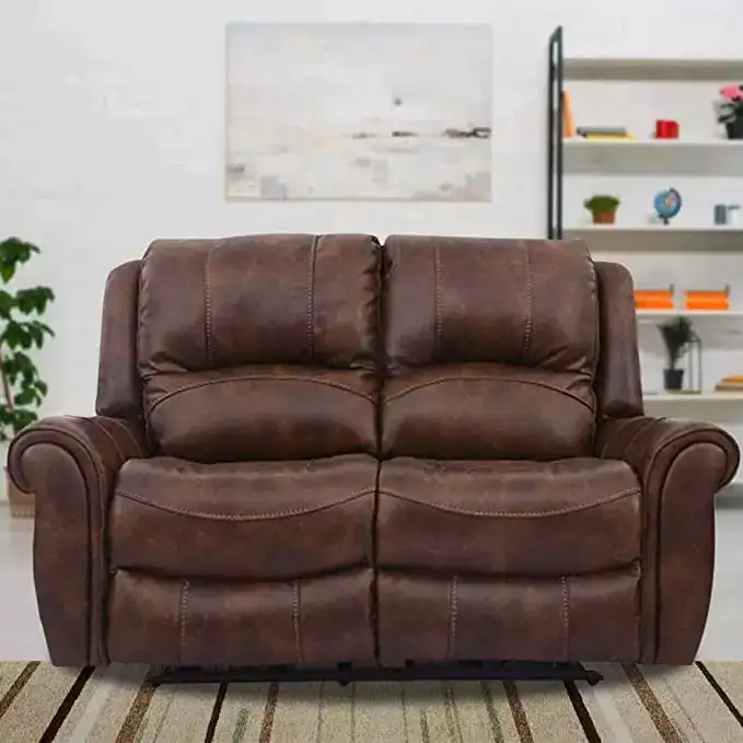 Image for FURNY-MarioLeatherette2SeaterReclinerSofaSet
