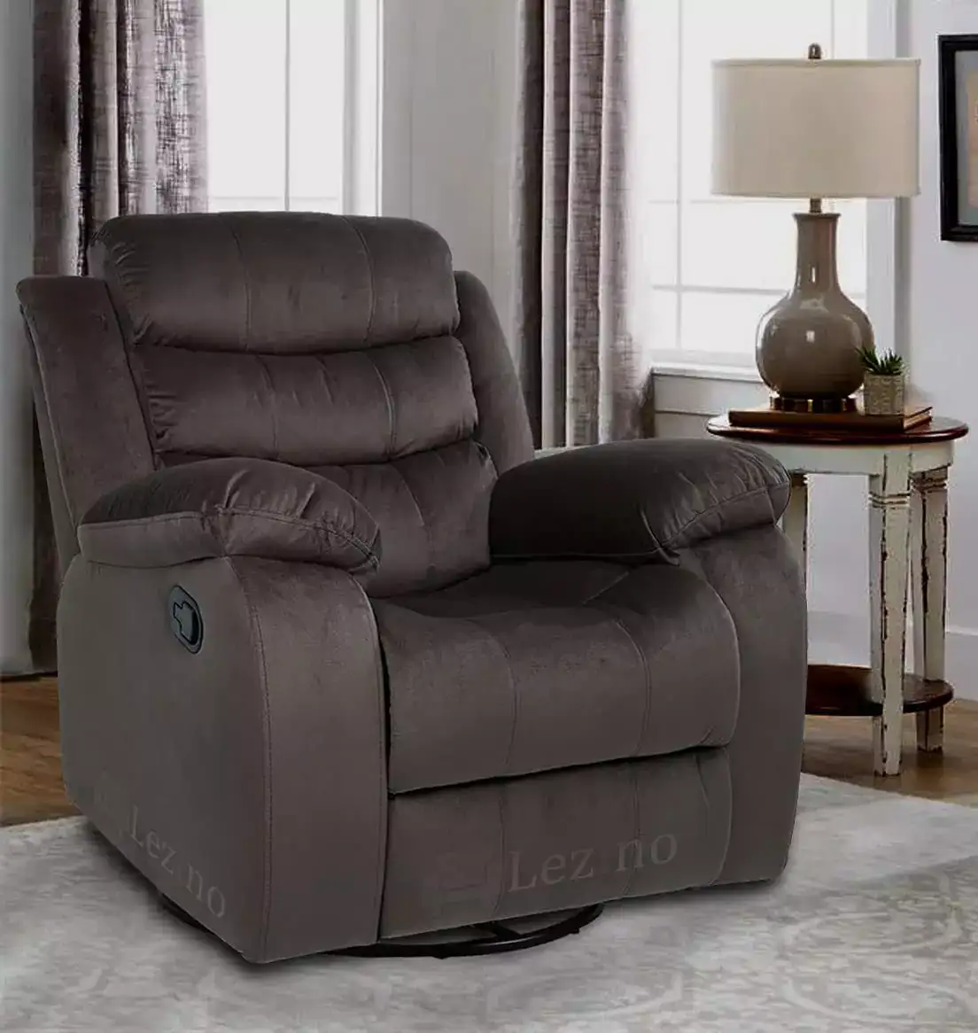 Image for LEZINOSingleSeaterReclinerChairinFabric