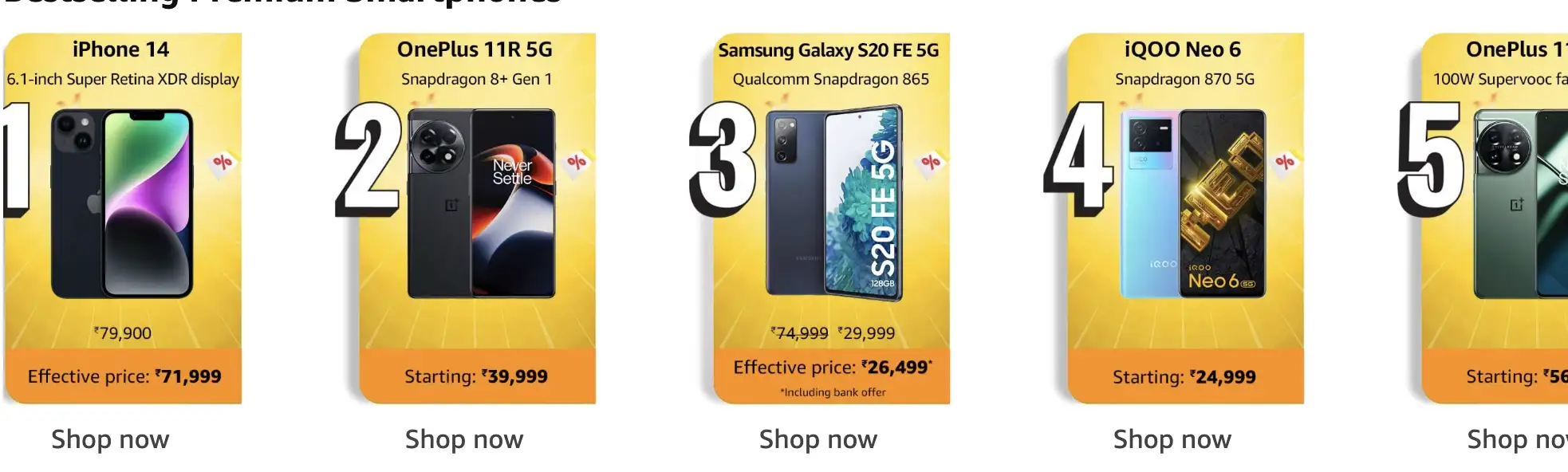 Amazon sale Amazon Blockbuster Value Days Up to 40 off on bestselling mobile phones of 2023