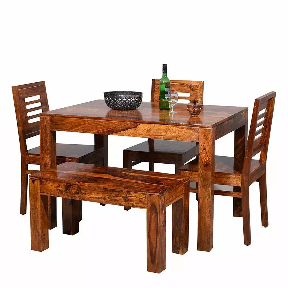 Image for JangidHandicraftSolidSheeshamWoodDiningTable