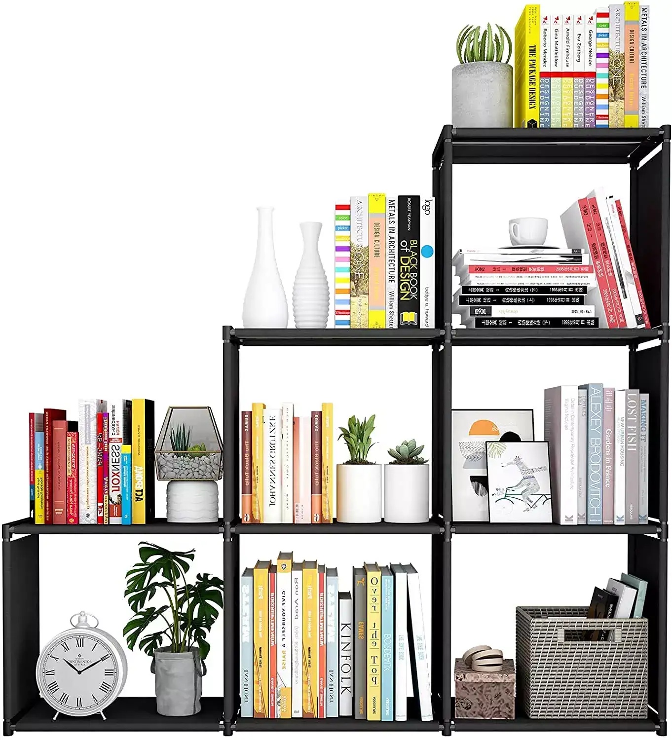 Image for SnazzyPlasticMultipurposeFoldableOpenBookshelf