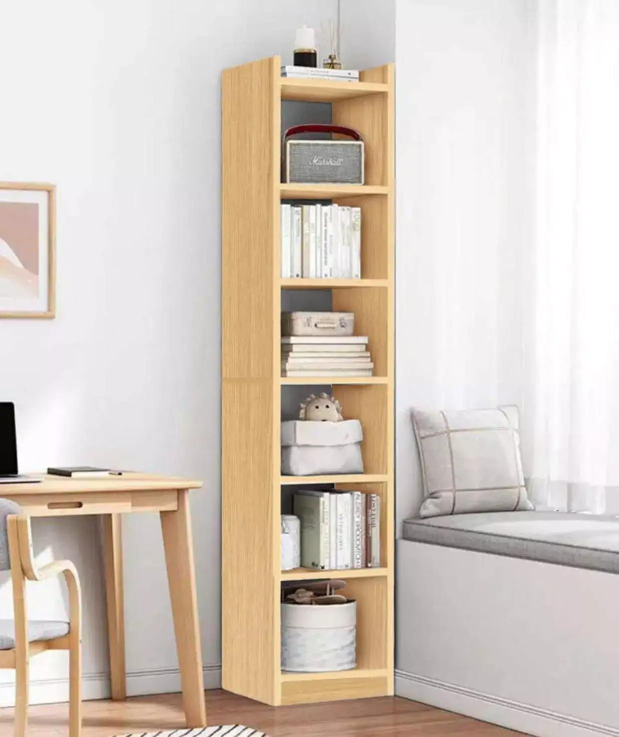 Image for Lukzer6-LayerEngineeredWoodBookshelf