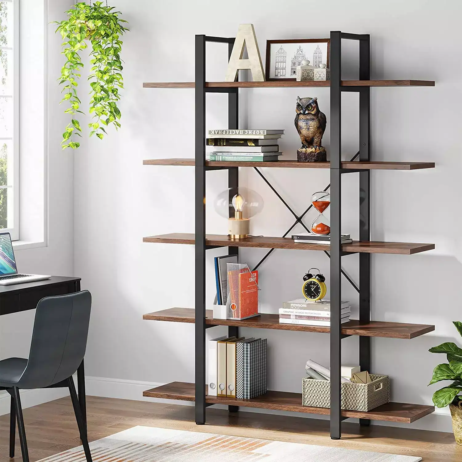 Image for TEKAVO%E2%80%935-ShelfBookshelfforHomeandOffice
