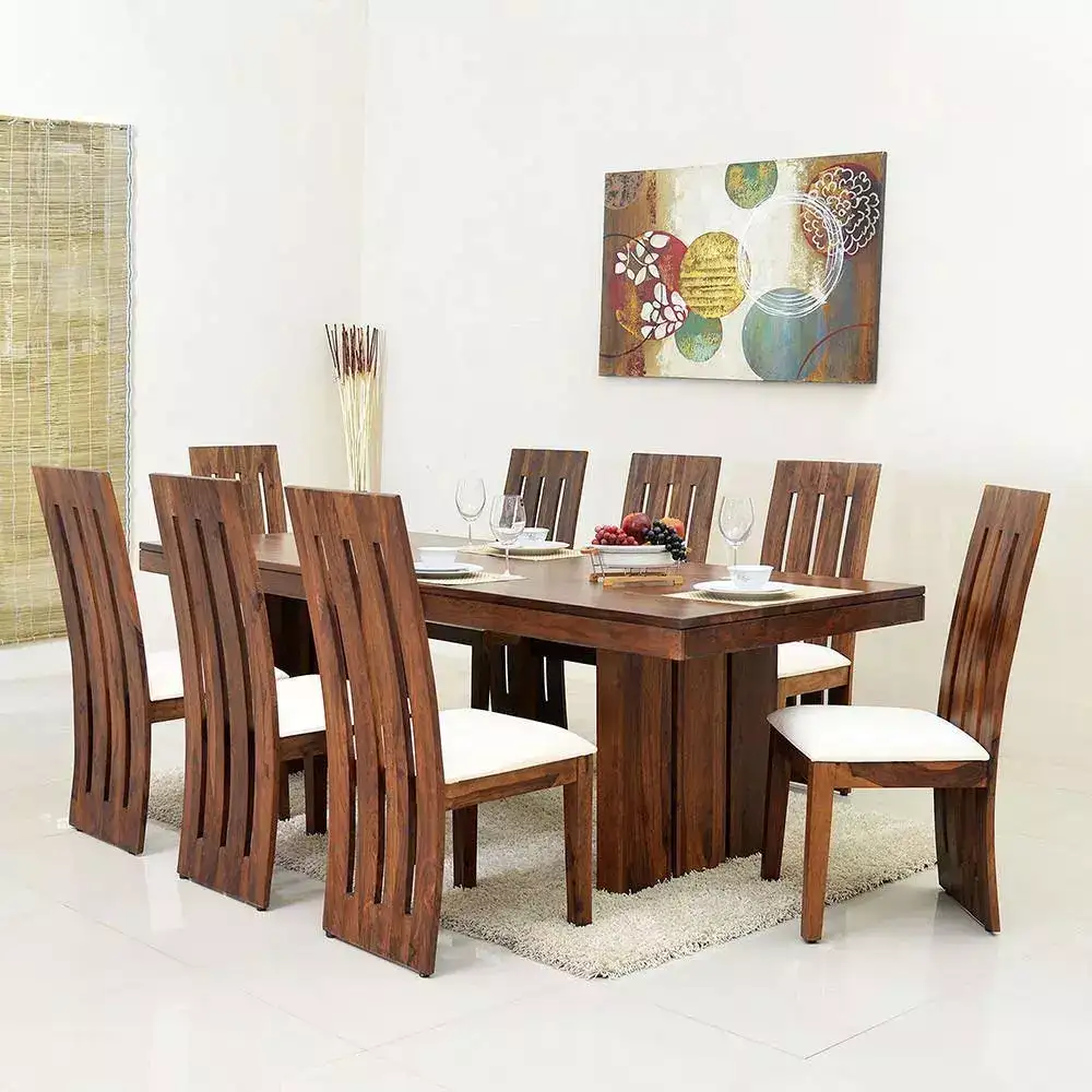 Image for DHDSheeshamWood8-SeaterDiningTableSet