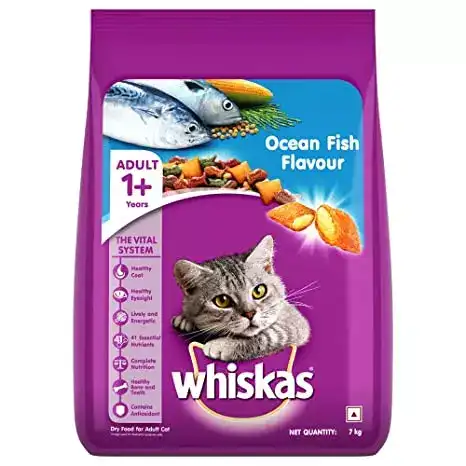 Image for WhiskasAdultDryCatFood%2COceanFishFlavour