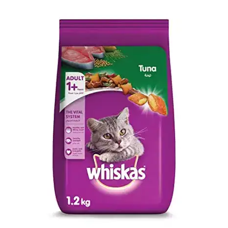 Image for WhiskasAdultDryCatFoodFood%2CTunaFlavour