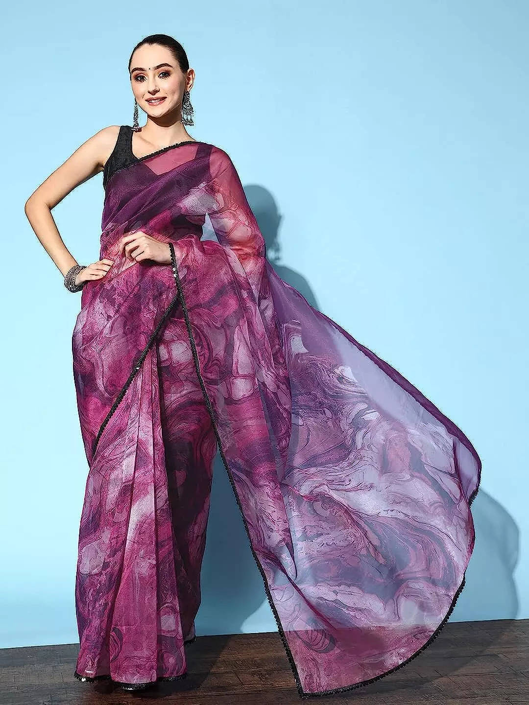 Organza Saree: 10 Best Organza Sarees for Women in India For Stylish Look  in 2024 - The Economic Times