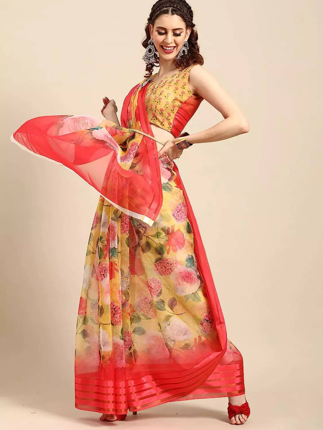 Organza Saree: 10 Best Organza Sarees for Women in India For