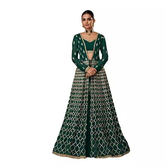 Long shrug with lehenga sale