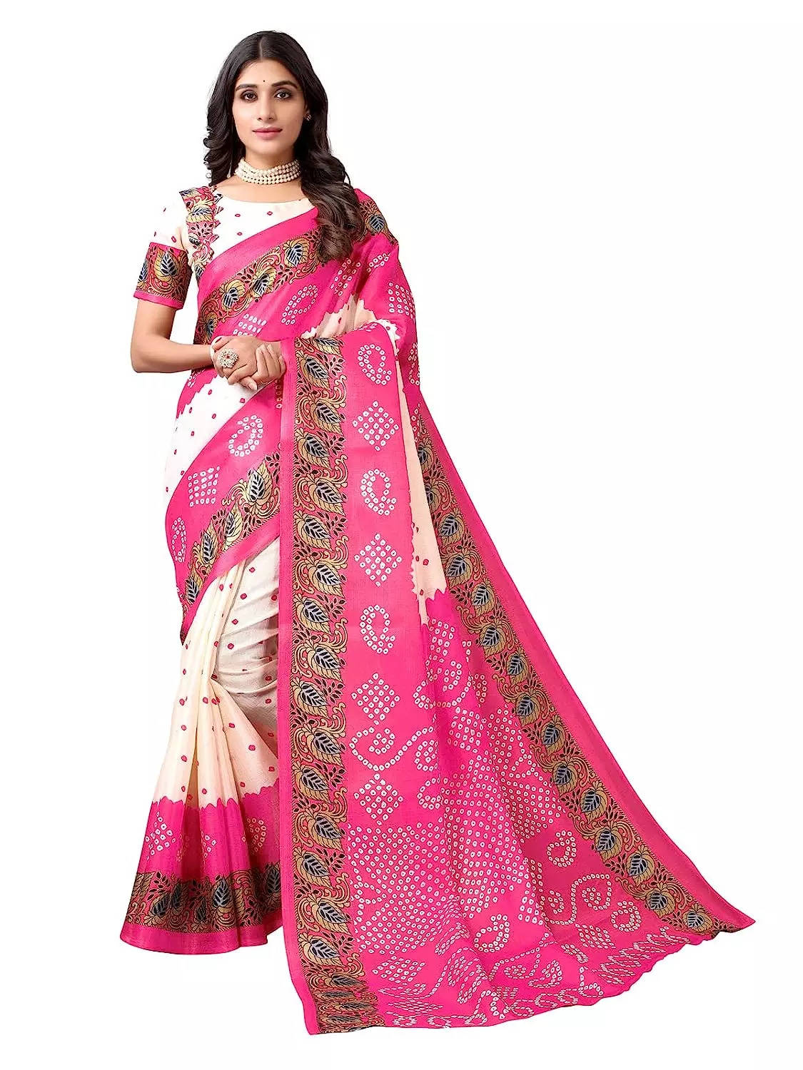 Buy Best Bandhani Sarees Online by Inddus, Made in India