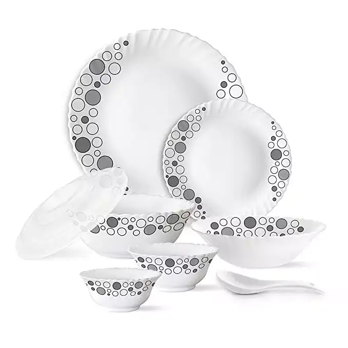 Image for LarahbyBorosilLunaSilkSeriesOpalwareDinnerSet
