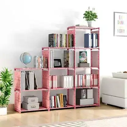 Image for SnazzyFoldableMetalPlasticOpenBookcase.