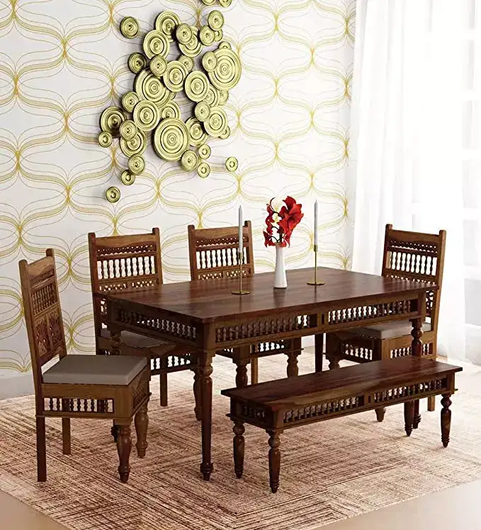 Image for RKDECKSolidSheeshamWoodDiningSet
