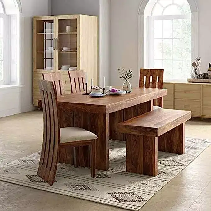 Image for RoundhillSheeshamWoodDiningTable