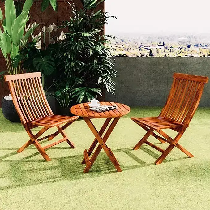 Image for HomefurnitureWoodenFoldableDiningSet