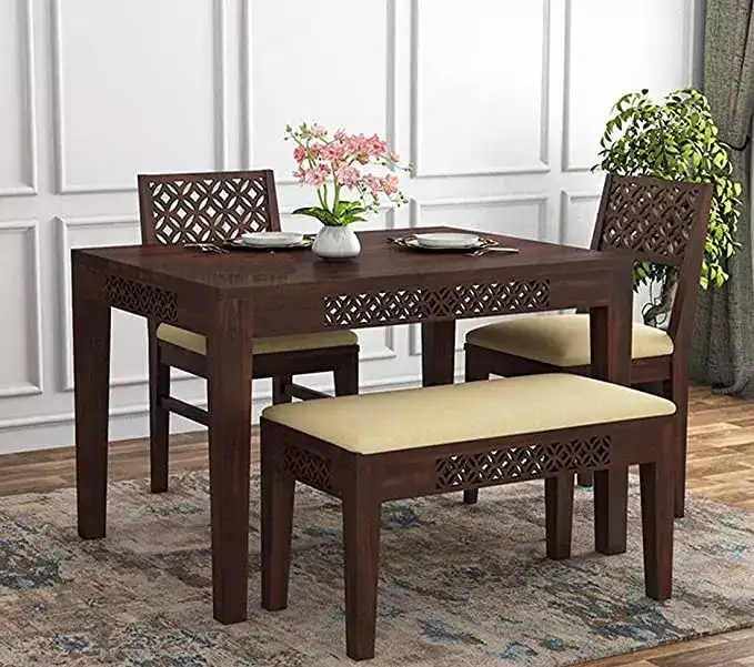 Image for ShreyaDecorSolidSheeshamWoodDiningTable