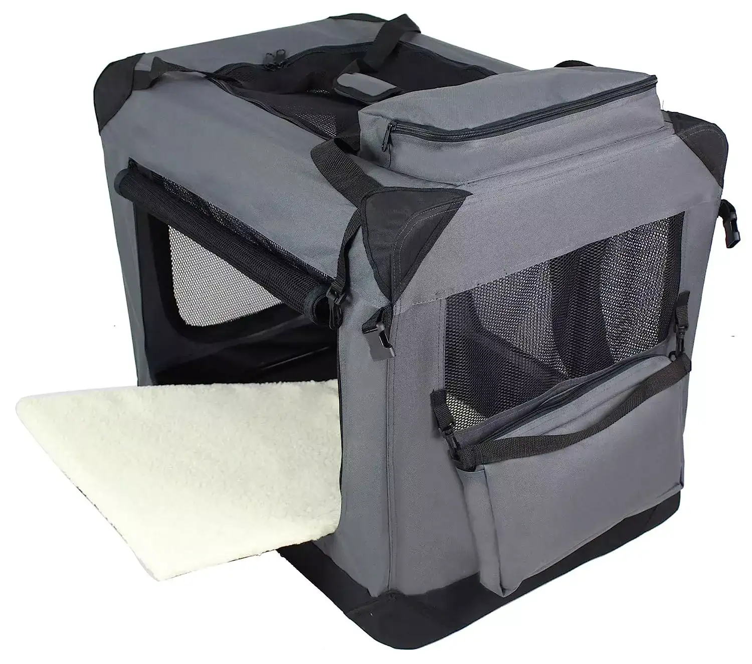 Image for EliteFieldTripleDoorSoftDogCrate