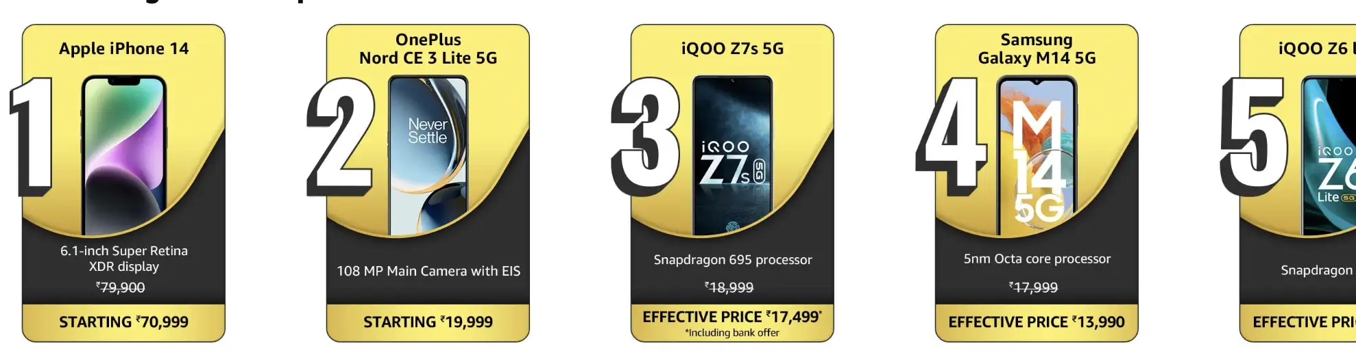 Amazon sale Amazon 5G Smartphone Store The best 5G mobile phones