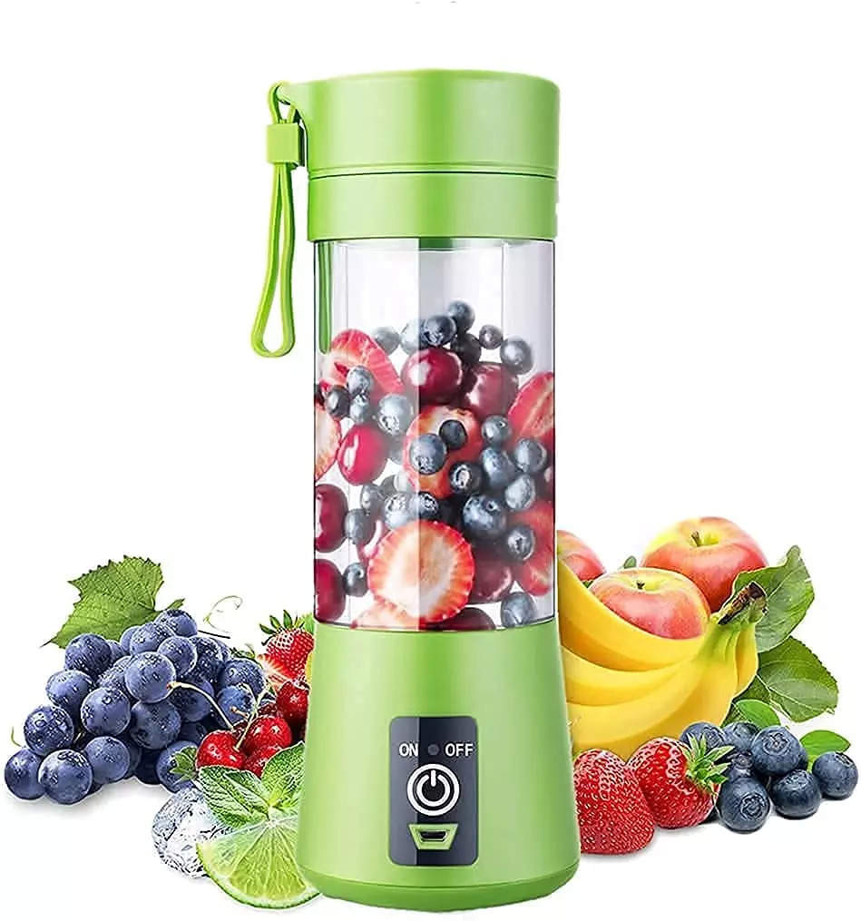 Portable Blender, Smoothie Juicer Cup - Six Blades, 500ml Fruit Mixing  Machine Usb Rechargeable Batteries Juicer