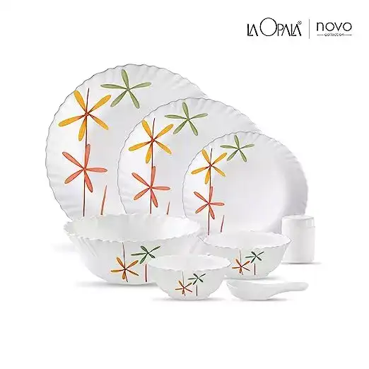 Image for LaOpalaNovoCollectionAutumnFlowerDinnerSet