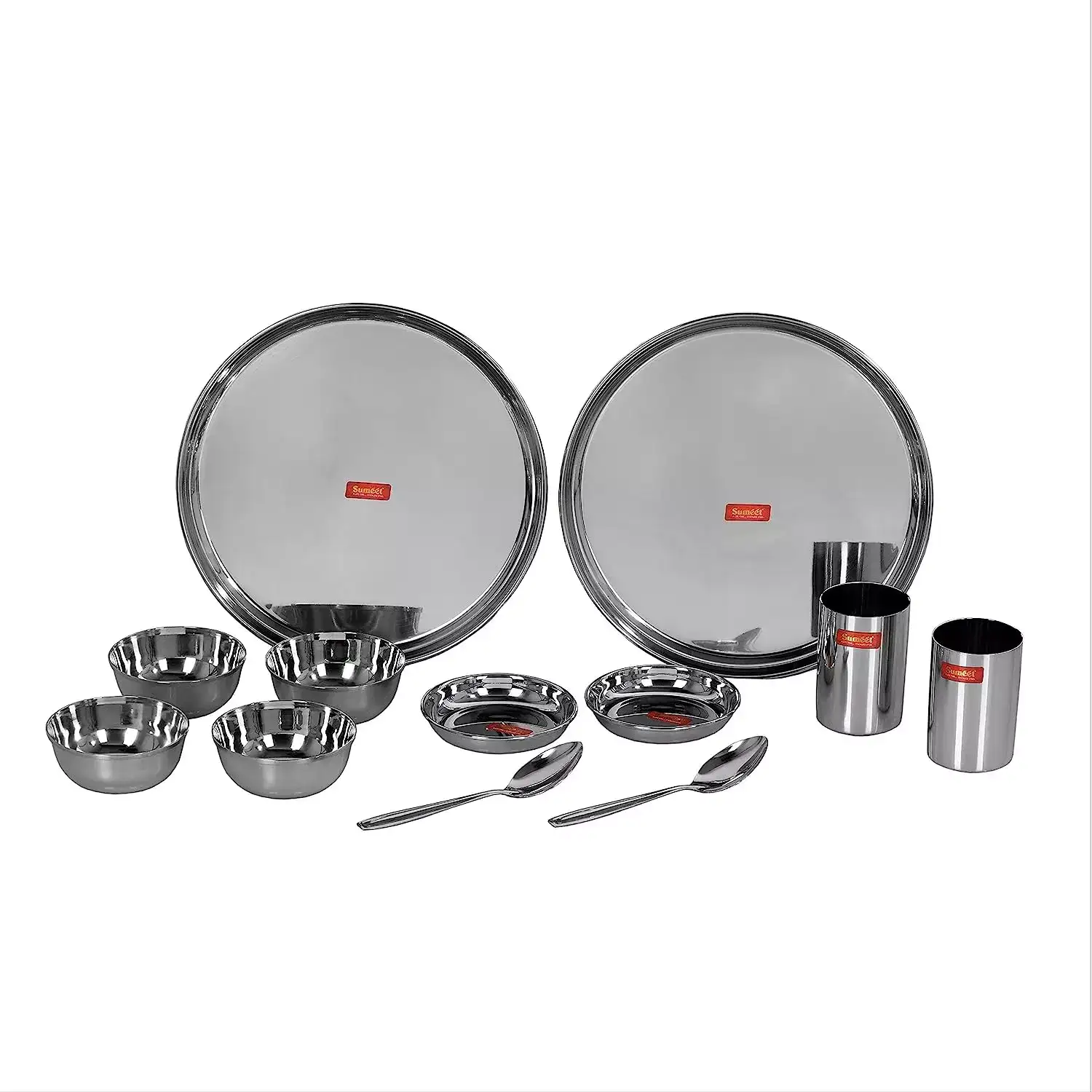 Image for SumeetStainlessSteelDinnerSet-12Pcs