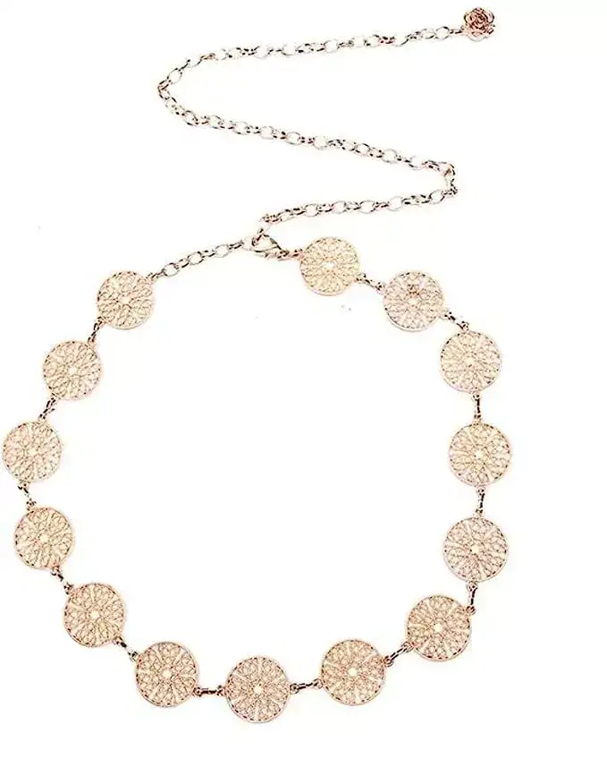 Image for SATYAMKRAFTHollowCircleWaistChainLadiesBelt