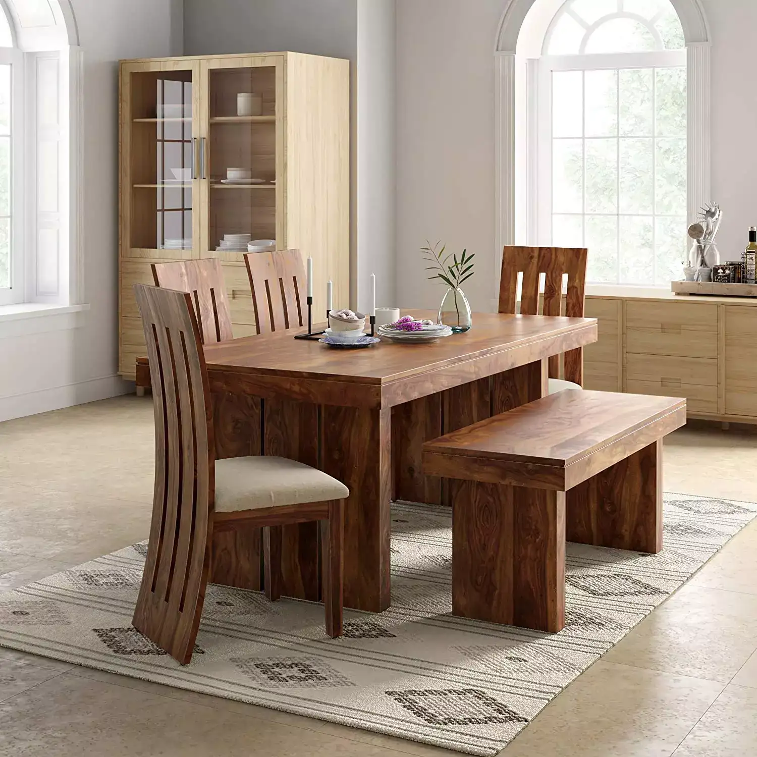 Image for WaitroseDiningTable(4Chairs%2C1Bench)
