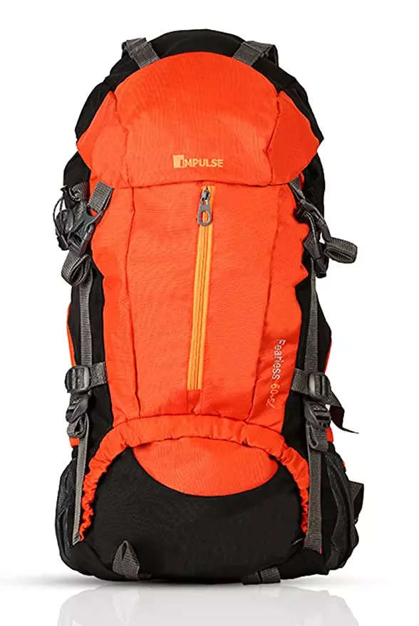 Buy Impulse Rucksack bags 75 litres travel bag for men tourist bag for  travel backpack for hiking trekking Bag for men camping Loops Black with 1  year Warranty at Amazon.in