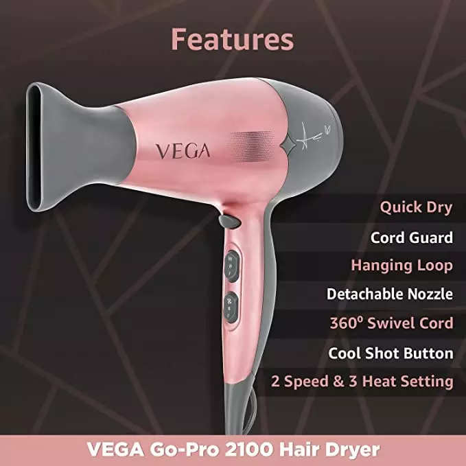 Amazon.com : Lightweight Hair Dryer with Diffuser, 1875W Professional Ionic Blow  Dryer Quite Hairdryer DC Motor, 2 Speeds and 3 Heat Settings, Cool Button,  Concentrator : Beauty & Personal Care