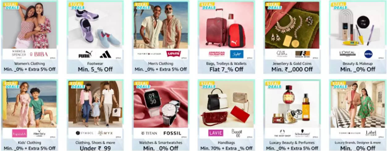 sale:  Prime Day Sale: Get 50% to 80% off on Beauty and  Fashion - The Economic Times